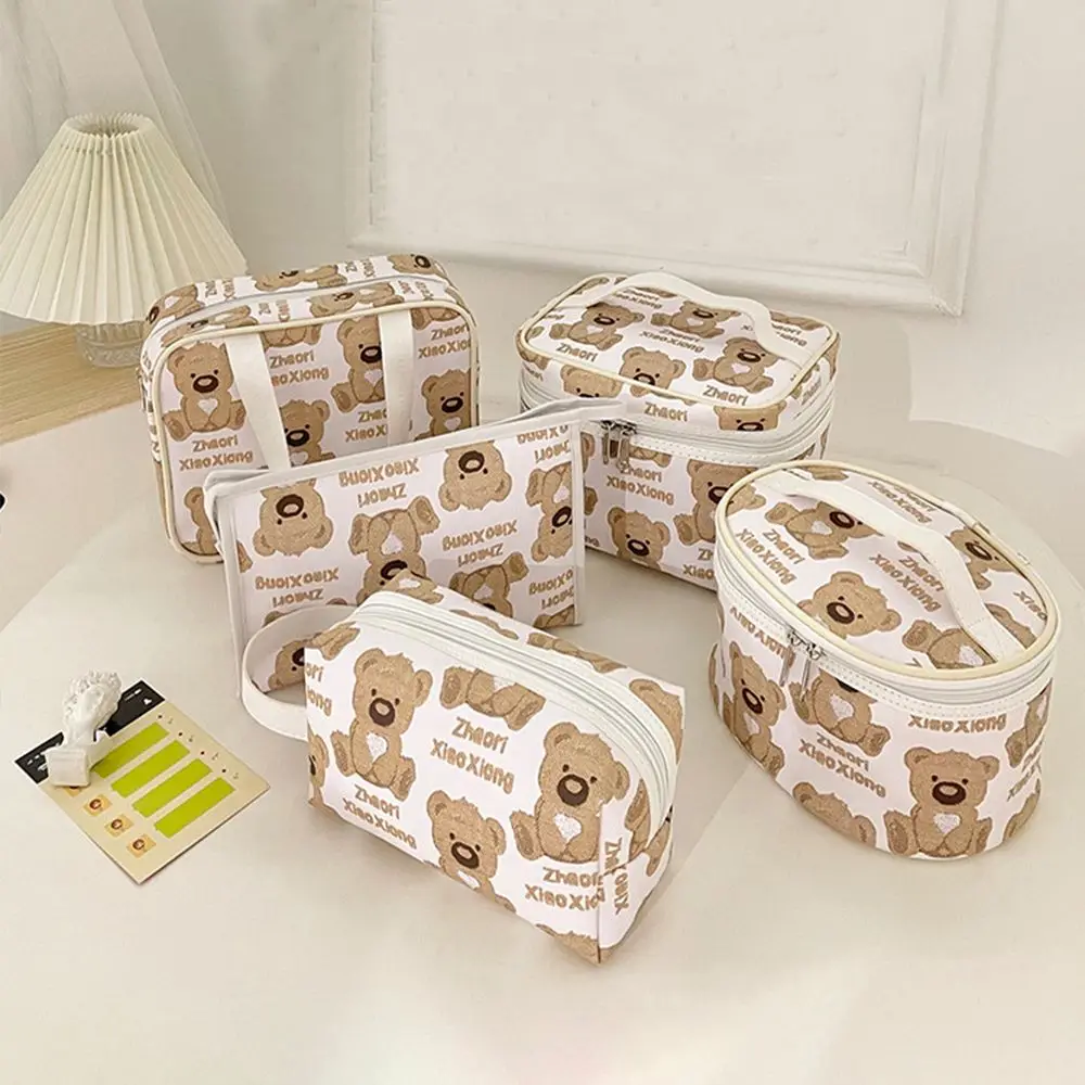 

Organizer Large Capacity Waterproof Zipper Style Cosmetic Container Toiletries Bag Cosmetic Bag Women Makeup Bag