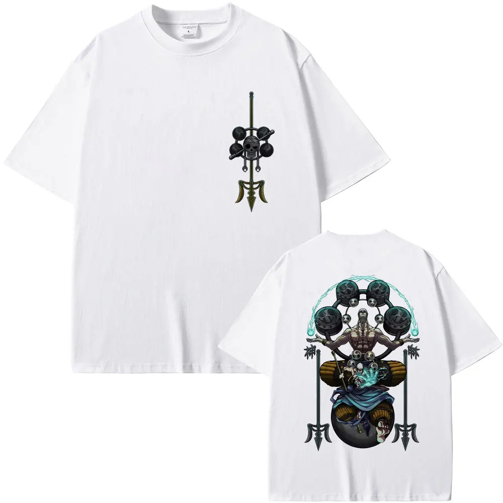 

Japanese Anime Monkey Gear 5 Luffy Enel Double Sided Print T Shirt Men Women Fashion Manga Teens Tshirt Short Sleeve Streetwear