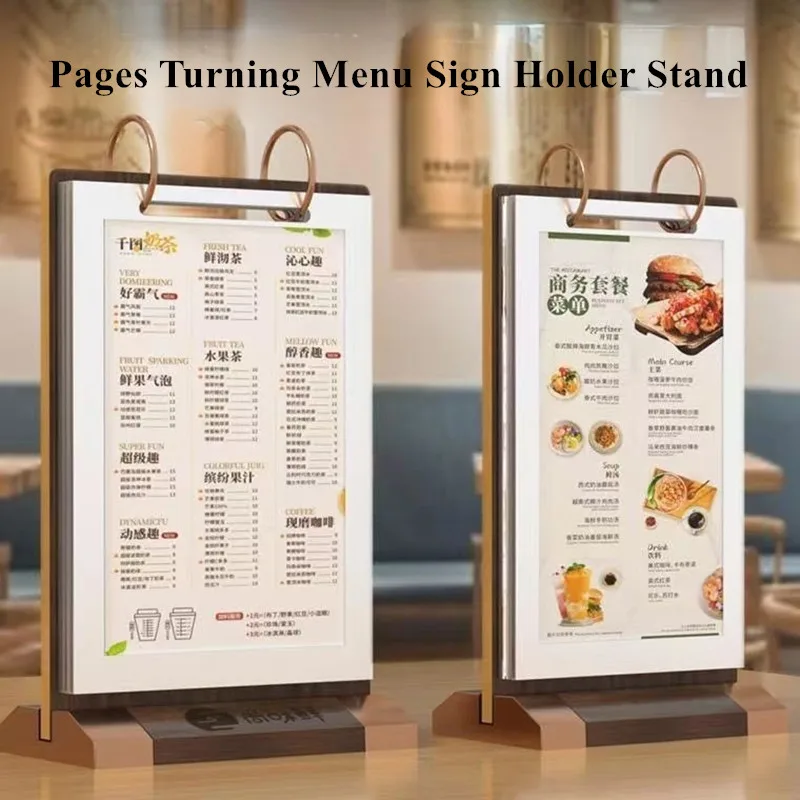 

Деревянный держатель для вывесок A5