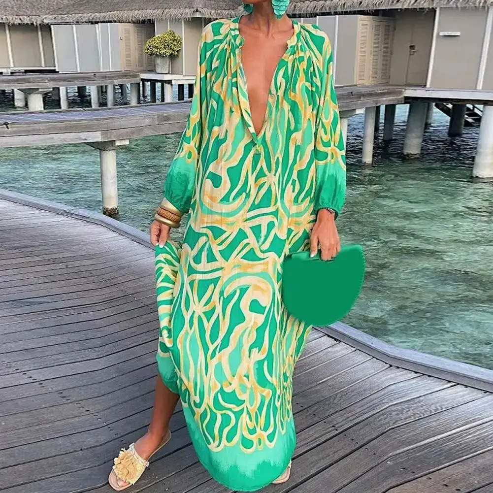 

Casual Dress Comfortable Autumn Dress Anti-pilling Trendy Simple Casual Oversized Pullover Long Dress Female Clothing