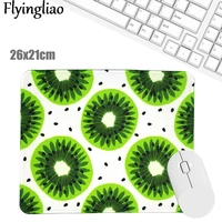 kiwi fruits mouse pad desk pad laptop mouse mat for office home pc computer keyboard cute mouse pad non slip rubber desk mat