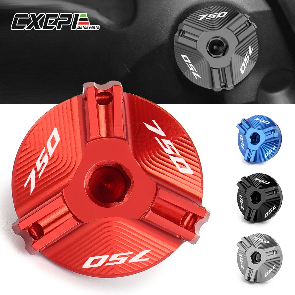 

LOGO 750 Motorcycle Accessories Oil Filler Cup Engine Oil Cup Plug Cover Screw For Honda XADV750 X-ADV 750 FORZA 750 FORZA 750