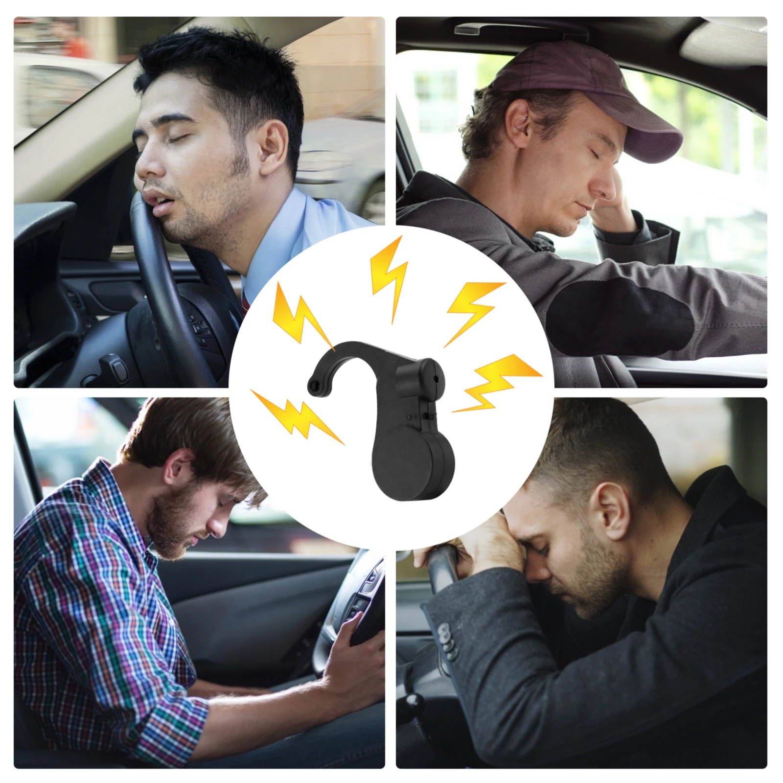 

Car Safe Device Anti Sleep Drowsy Alarm Alert Sleepy Reminder for Car Drivers to Keep Awake Auto Safe Device