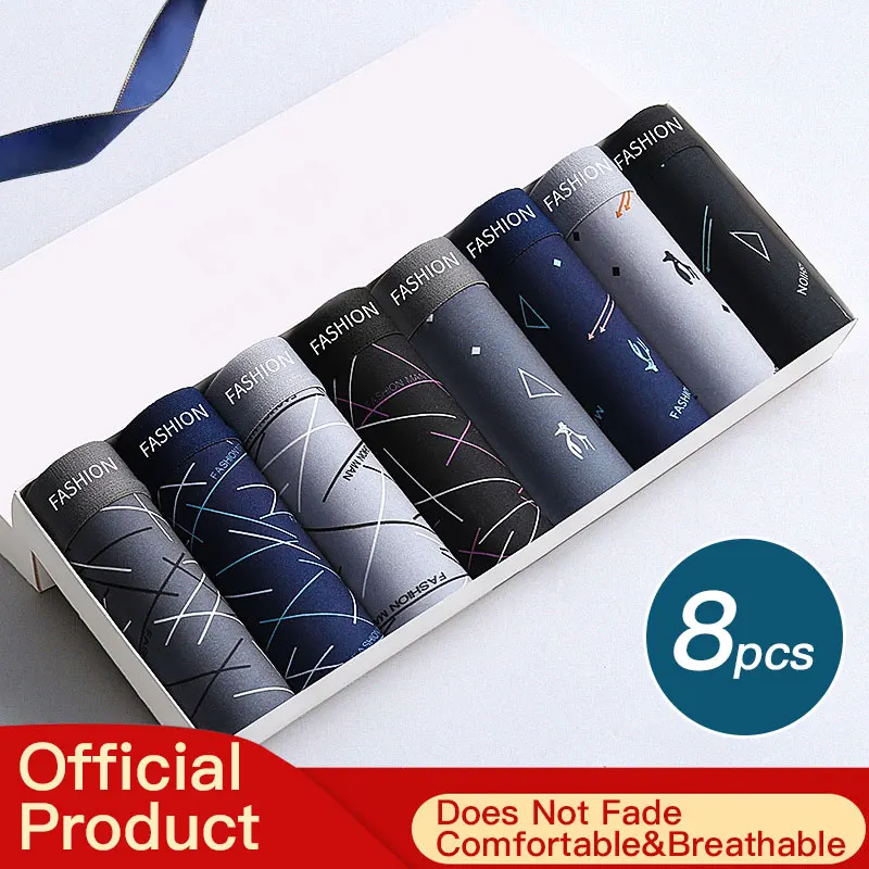 

Men Boxer Underpants Comfortable And Breathable Men Underpants Set