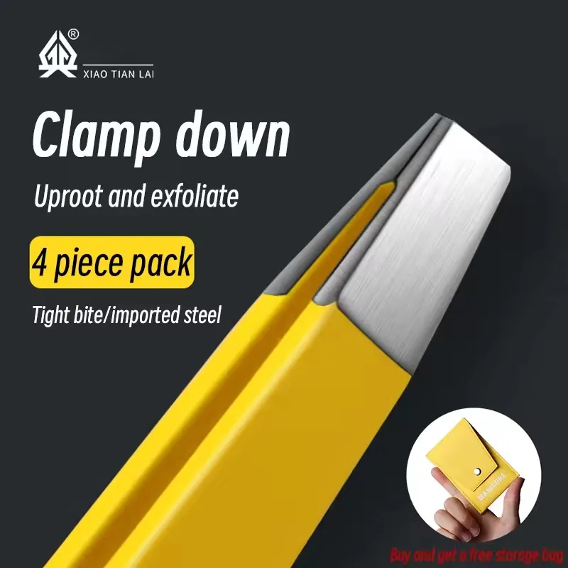 4 шт. пинцеты для бровей из нержавеющей стали