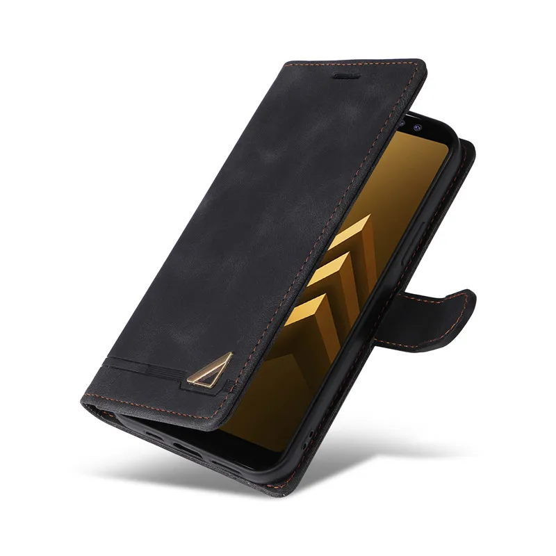 Leather Wallet Bag Phone Case for Samsung Galaxy A8 (2018) Etui Luxury Flip Cover For Samsung A8 2018 A530F A 8 Cases Coque