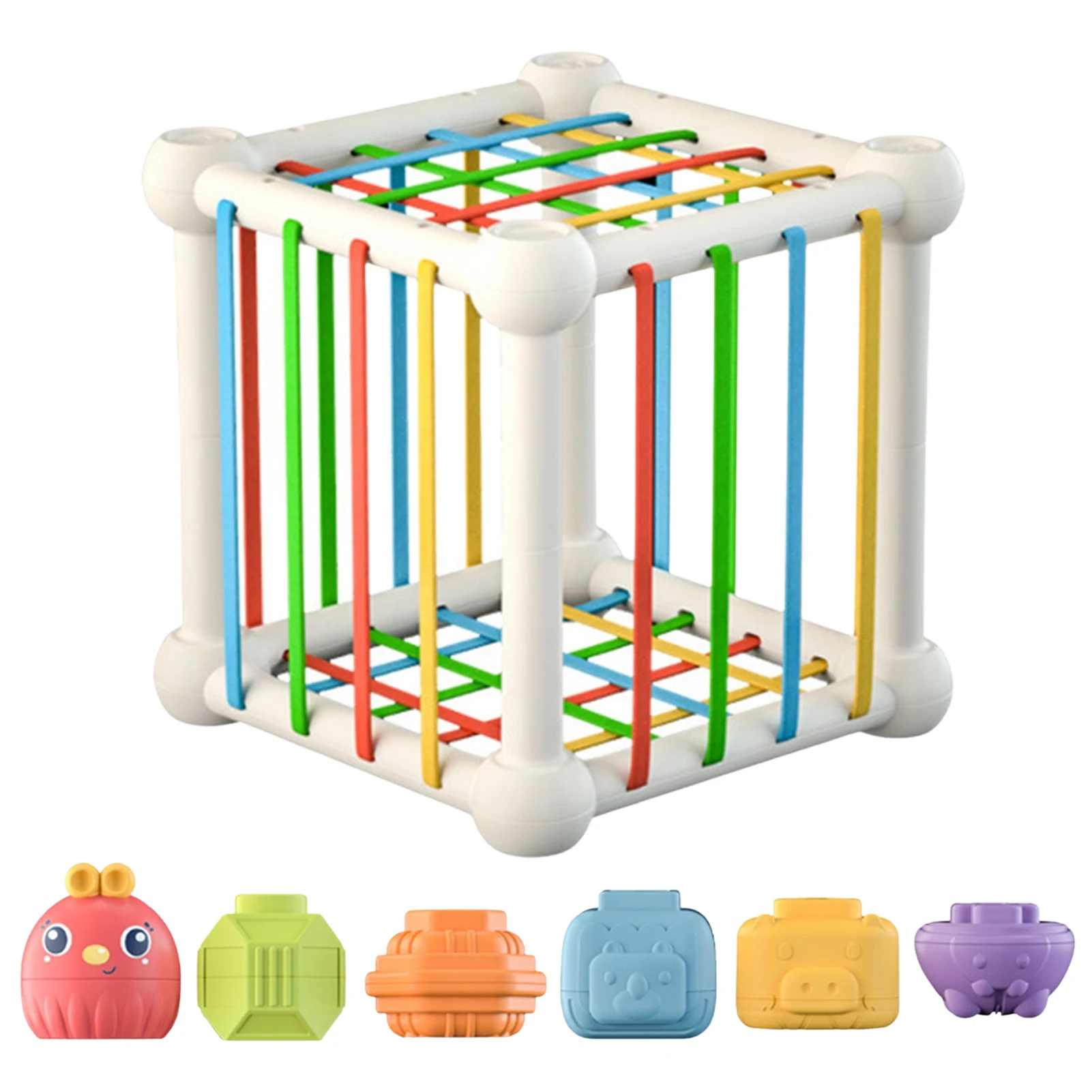 

Сортировочные игрушки в форме ребенка, цветные текстурированные сортировочные игры, Обучающие игрушки Монтессори для распознавания формы ...