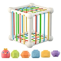 baby shape sorter toys colorful textured sorting games montessori learning toys for shape and color recognition fine motor