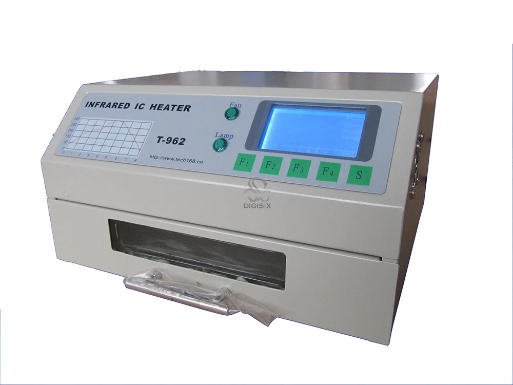 T-962 инфракрасный IC НАГРЕВАТЕЛЬ T962 духовка для повторной пайки BGA SMD SMT наладочная