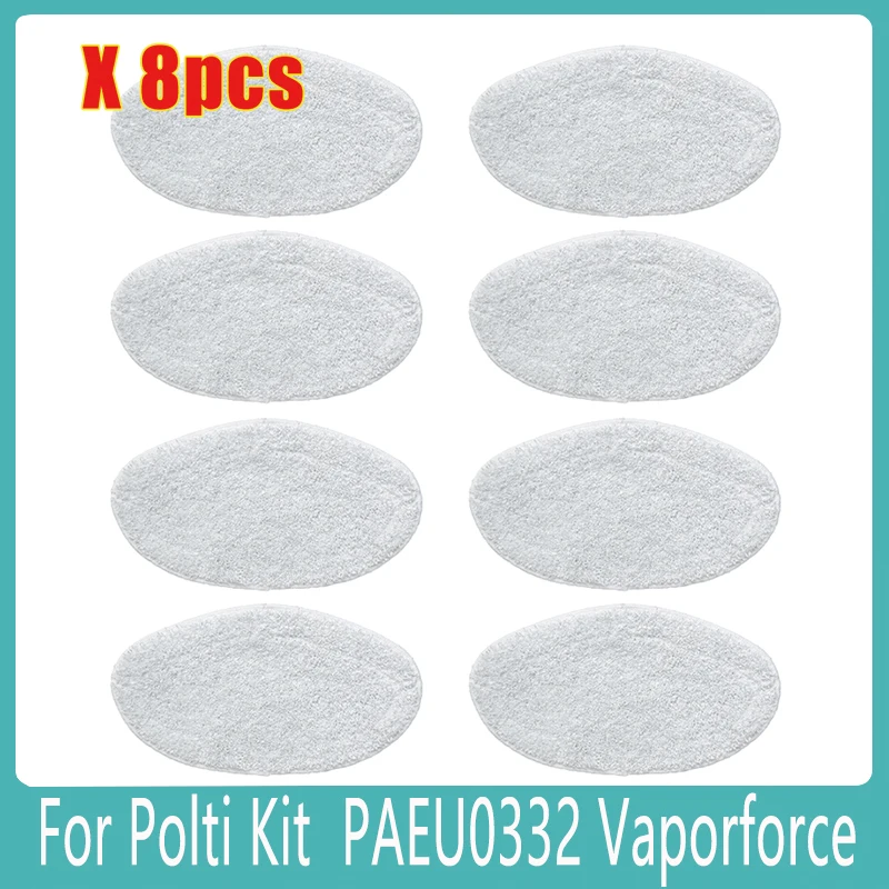 

For Polti Kit Vaporetto PAEU0332 Vaporforce Steam Vacuum Cleaner Cleaning Washable Mop Cloths Replacement Parts Mops Attachment