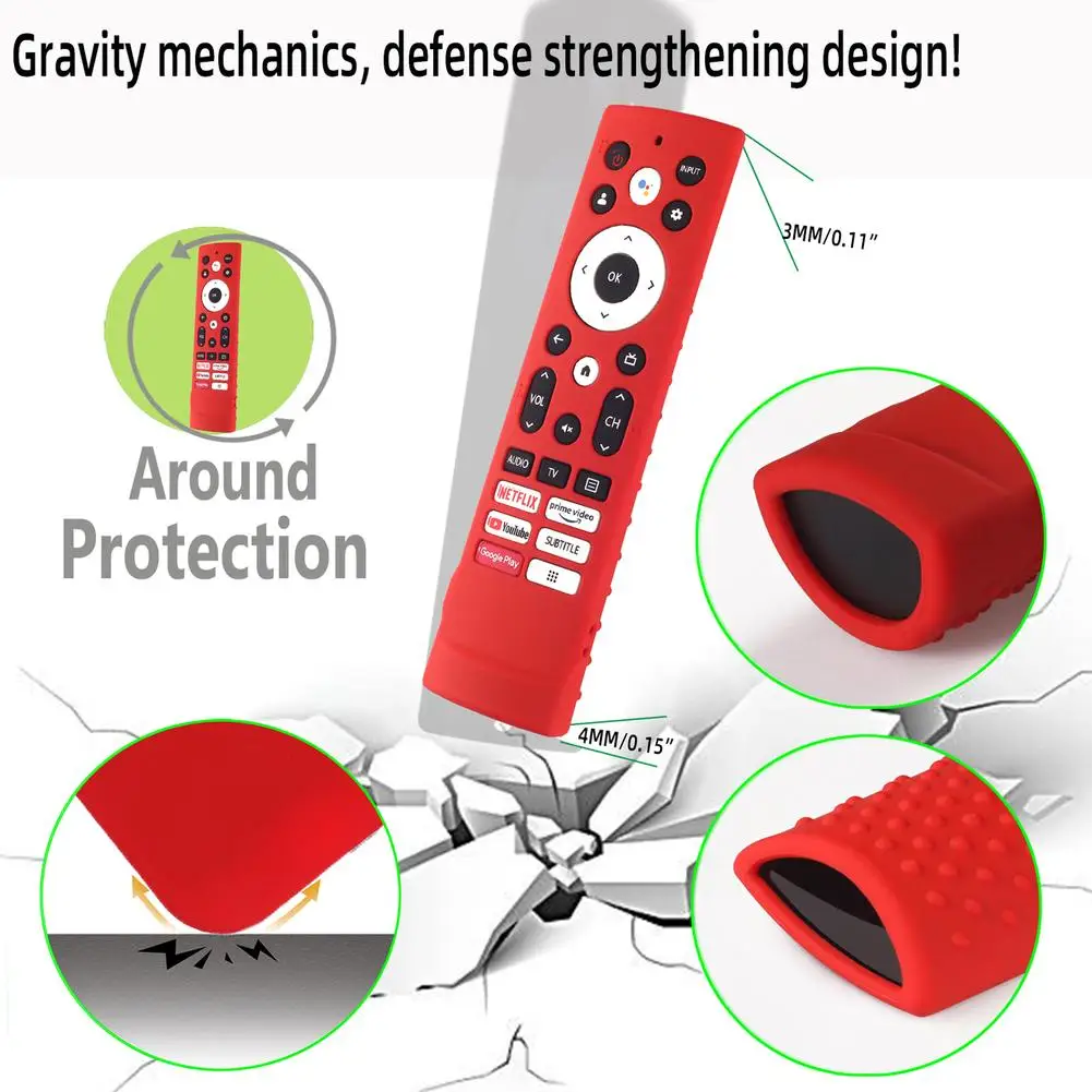 Силиконовый чехол для пульта дистанционного управления Hisense версии 3v90h 100L5G-DLT100B