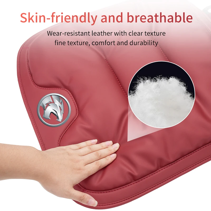 Новинка роскошная Автомобильная велюровая Кожаная подушка дышащая на заднее