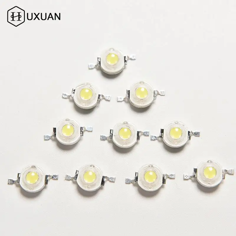 

10 шт. Светодиодные шарики HUXUAN LED Chip Bead теплый белый