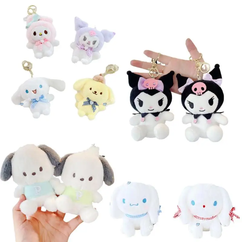 

Новинка Kawaii Sanrios My Melody Cinnamoroll Kuromi Purin почтовый симпатичный мультяшный школьный рюкзак кула-подвеска брелок