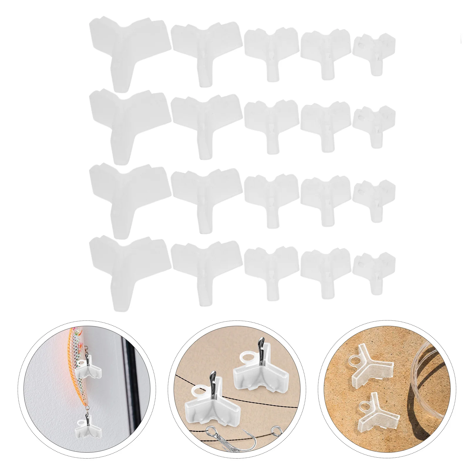 250 шт. защитная крышка с крючком от царапин каски защита для рыбалки