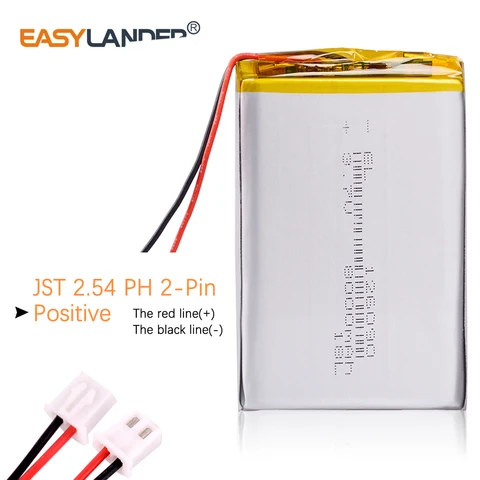 3,7 в 8000 мАч 126090 литий-полимерный литий-ионный перезаряжаемый аккумулятор для PAD DIY электронная книга GPS PSP DVD Power bank Tablet PC IPAQ