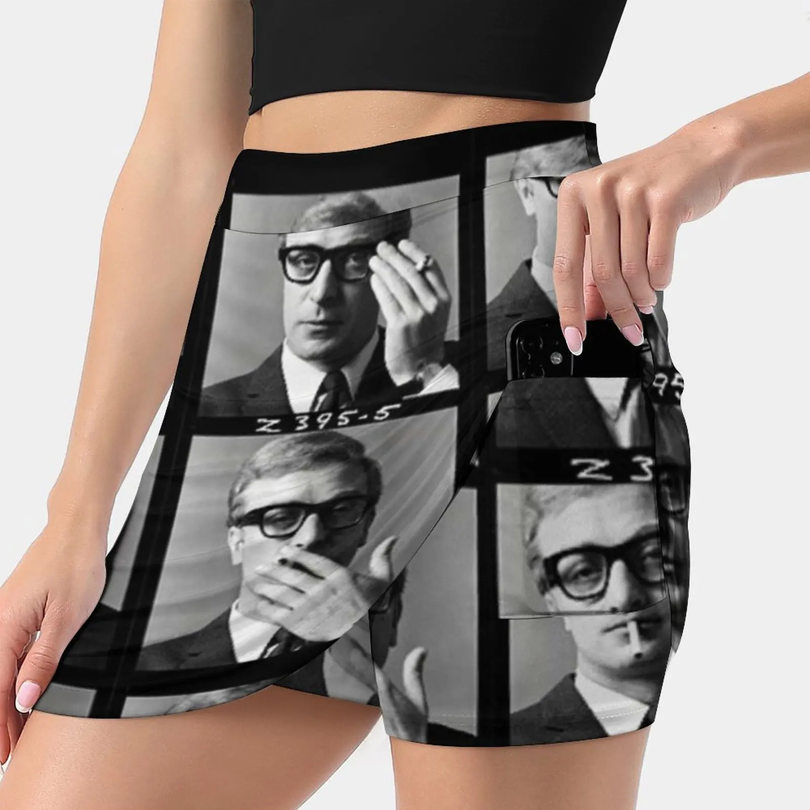

Michael Caine Women's skirt Sport Skort Skirt With Pocket Fashion Korean Style Skirt 4Xl Skirts Michael Caine Cockney Caine
