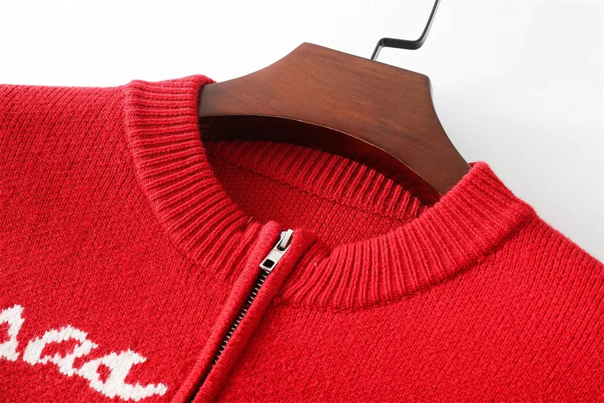 Куртка женская с длинным рукавом уличная одежда в полоску на молнии свободный