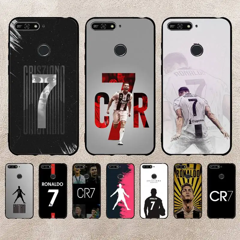 

C-CR7 Football Star Phone Case For Xiaomi 11 10 12Spro A2 A2lite A1 9 9SE 8Lite 8explorer F1 Poco 12S Ultra Cove