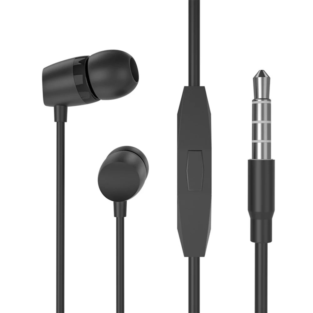 

120cm Universal In-Ear Headphones Wired High Quality K-Song Earbuds Esports With Mic Earplug Type Headset