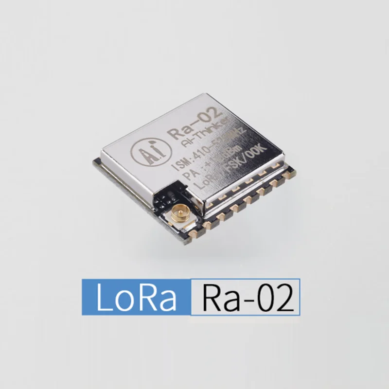 

Ra-02 module, built-in SX1278 chip, LoRa spread spectrum wireless module, 433MHz wireless serial port/SPI interface