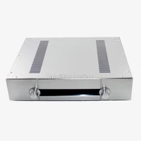 1pcs size 430x92x343mm full aluminum enclosure class a case preamp amplifier shell diy chassis rear tube amp cabinet ap259