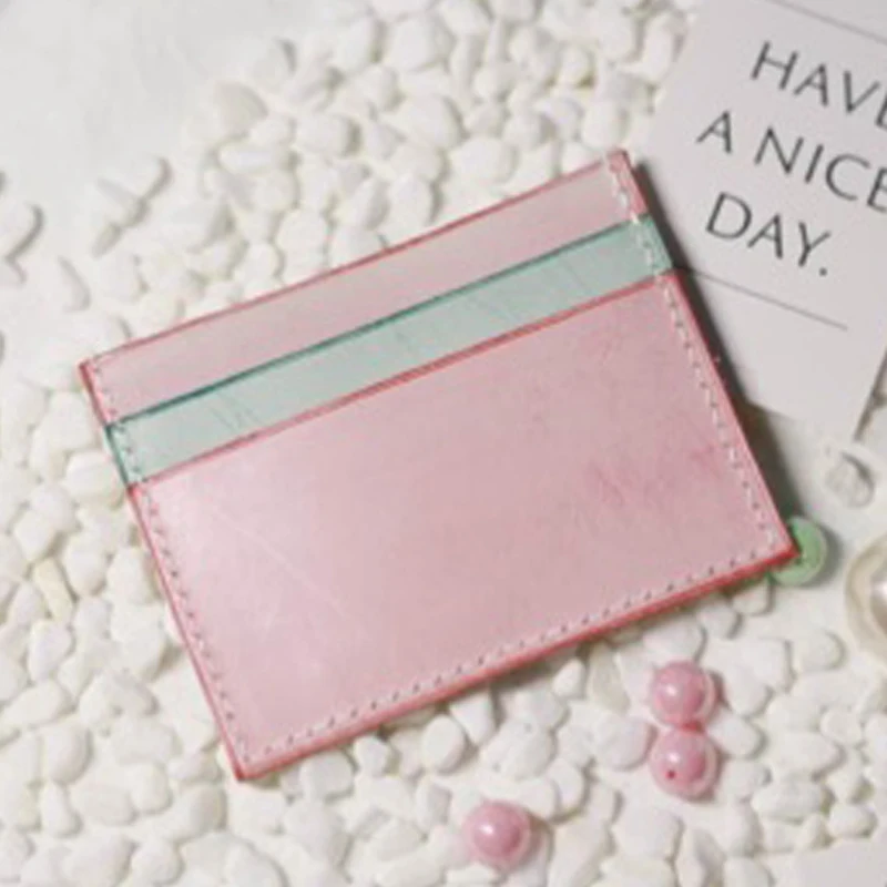 4 шт./набор кожаный резак кошелек для карт