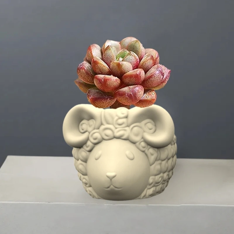 

Форма силиконовая для овец, животных, гипсовых цветов, эпоксидной смолы