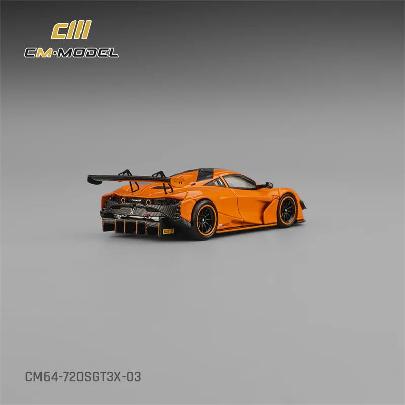 Фото CM MODEL 1:64 Papaya Orange 720SGT3X Литая модель автомобиля №2