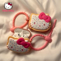 hello kitty cartoon cute 3d bluetooth compatible earphone case for airpods 1 2 3 cover
