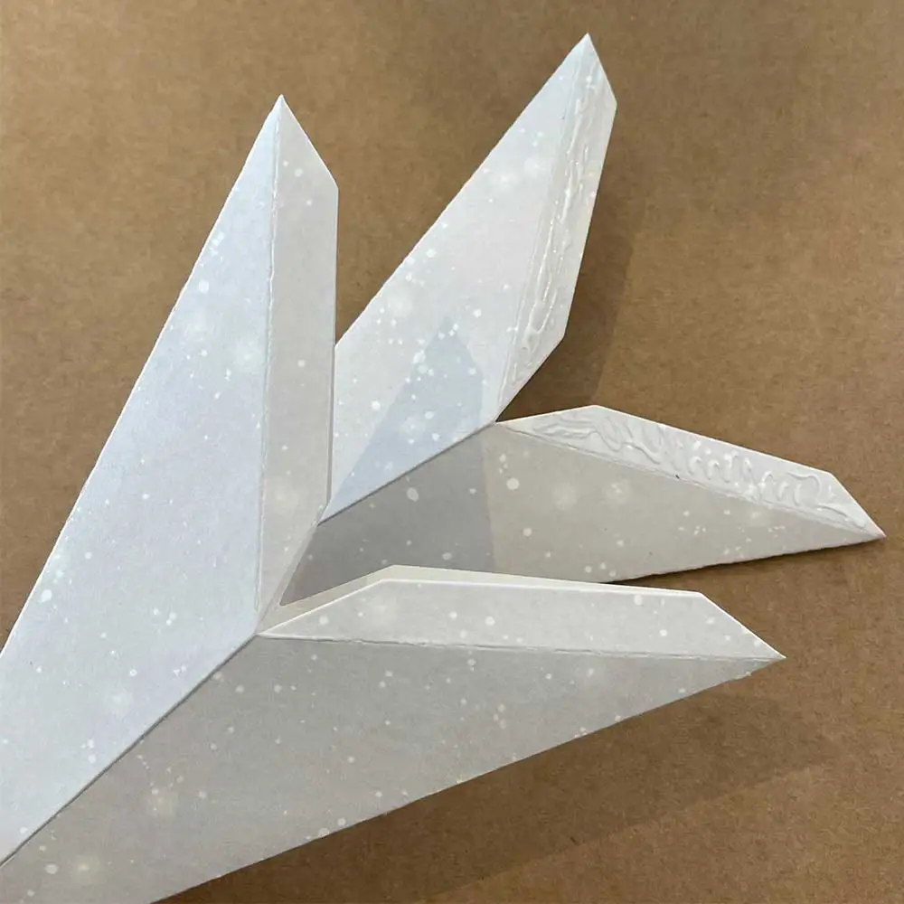 3D складные звезды металлические трафареты для резки штампы скрапбукинга бумага