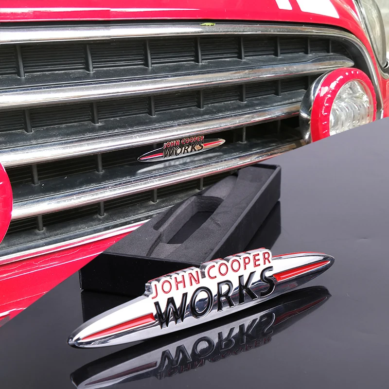 Наклейка С Эмблемой Автомобиля Mini Cooper S John Works R50 R52 R53 R55 R56 R57 R58 R59 R60 R61 F55 F56 Clubman Countr...