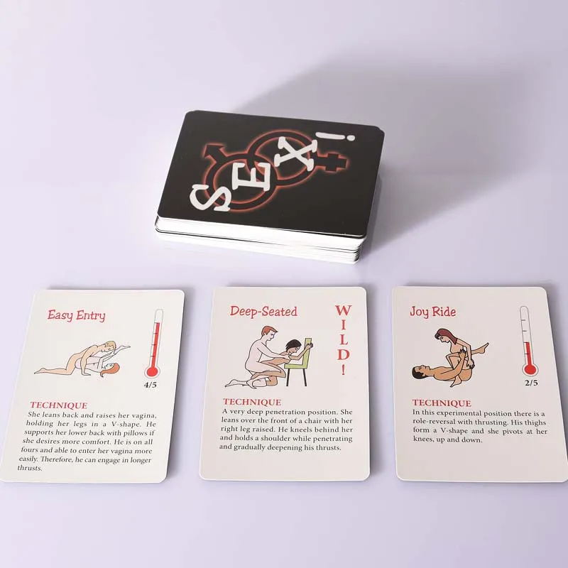 Секс-игры карты сексуальные позиции покер для пар интимные игрушки товары БДСМ