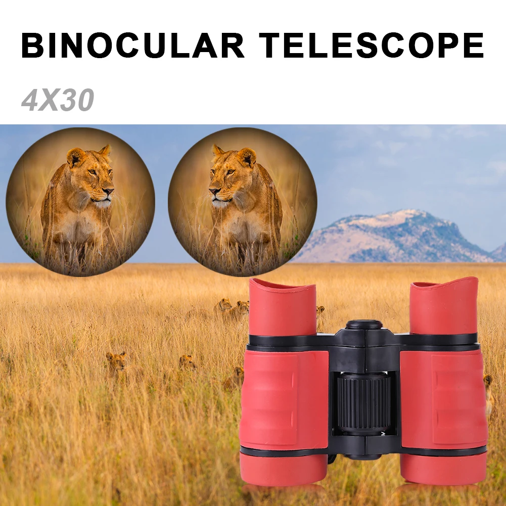 

Outdoor Beach Optics Telescope Travel Folding 4X30 Children Kids Binocular Portable Quick Release Lightweight Scope