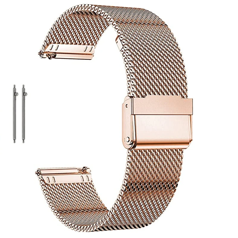 

Браслет из нержавеющей стали для Galaxy Watch 3 45 41 мм Active 2, классический браслет для Galaxy watch 4/4 44 мм 40 мм 42 мм 46 мм, 22 мм 20 мм