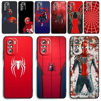 marvel spider man phone case xiaomi redmi k40 gaming k30 9i 9t 9a 9c 9 8a 8 go s2 6 pro prime silicone cover
