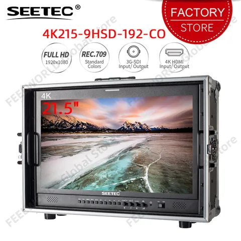 SEETEC 4K215-9HSD-192-CO (P215-9HSD-CO) 21.5 Inch Carry-on Director Broadcast Studio Monitor 3G-SDI 4K HDMI 1920x1080 FEELWORLD