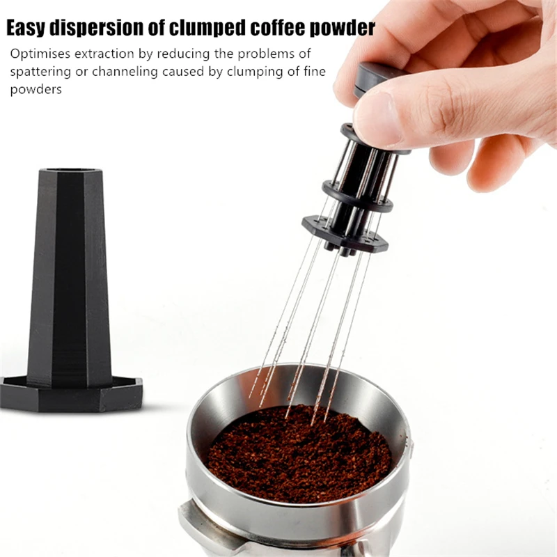 Coffee Tamper Stainless Steel Needles Espresso Powder Stirrer Distributor Leveler WDT Tools Cafe Stirring barista accessories