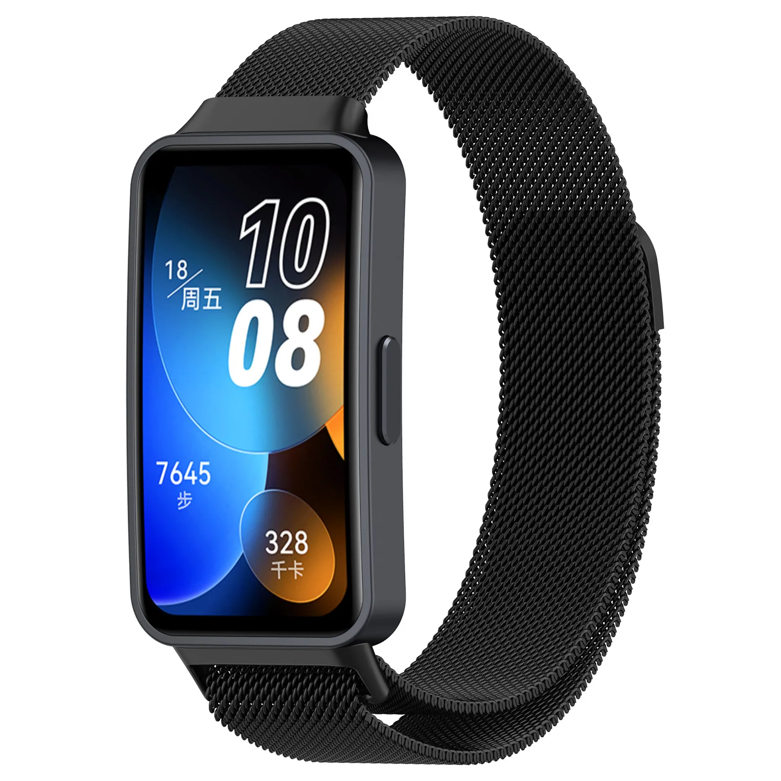Фото Ремешок Mlianese Loop для умных часов Huawei Band 8, магнитный браслет Correa, металлический браслет из нержавеющей стали, ремешок Huawei Band 8, №1
