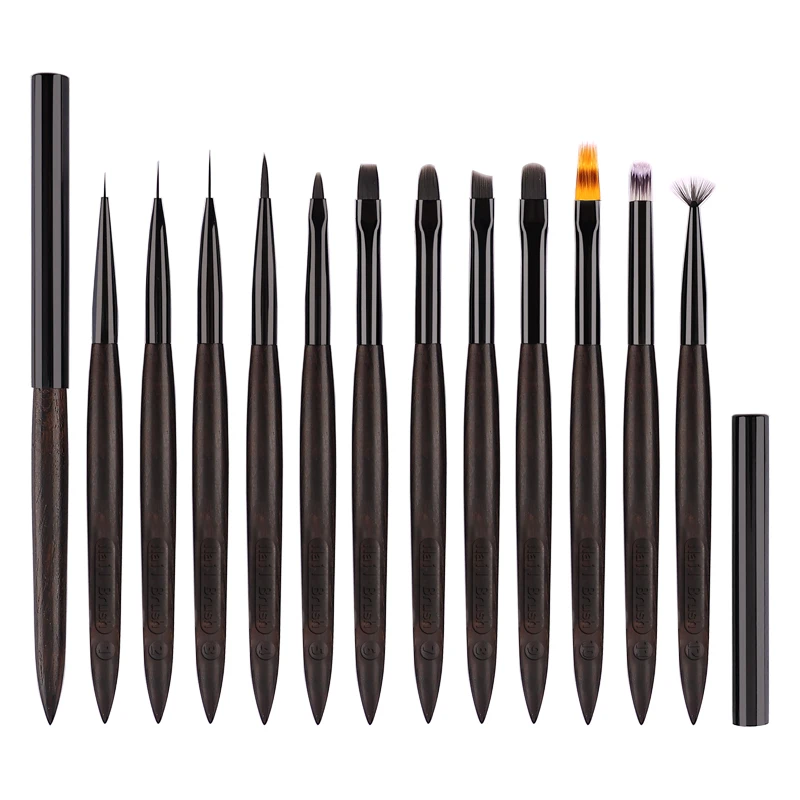 Горячая Распродажа новый гель-арт-дизайн деревянная ручка кисть для дизайна