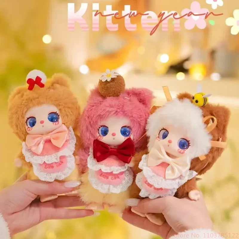Фото Baby Three Anabel V4 Dessert Chef Kitten Series слепая коробка милые украшения кукла плюшевая кукла кулон праздничный подарок на день рождения №4