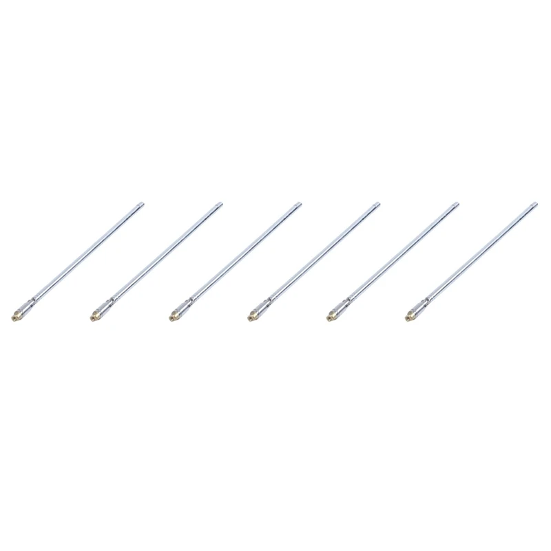 

6 Pcs 22 Cm DAB Radio, 100 Centimeters Of Television 6 Part Telescopic Antenna Aerial Silver