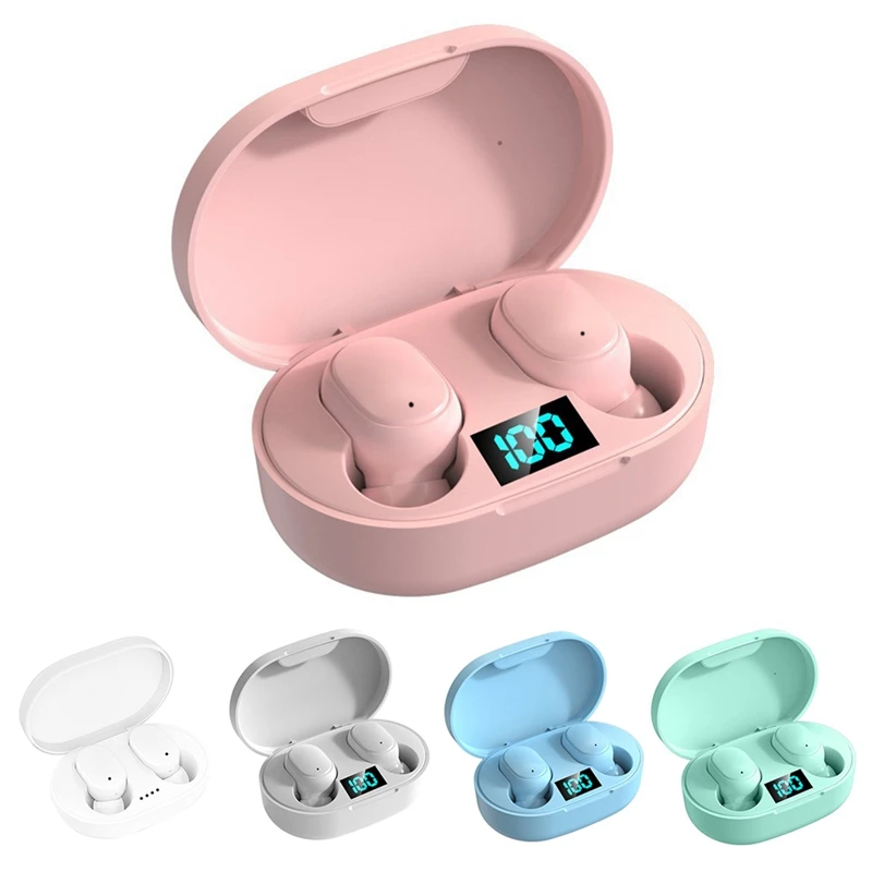 

Mini E6S TWS Wireless Stereo Bluetooth Headphones With Microphone Sports Wireless Headphones 350Mah Charging Case