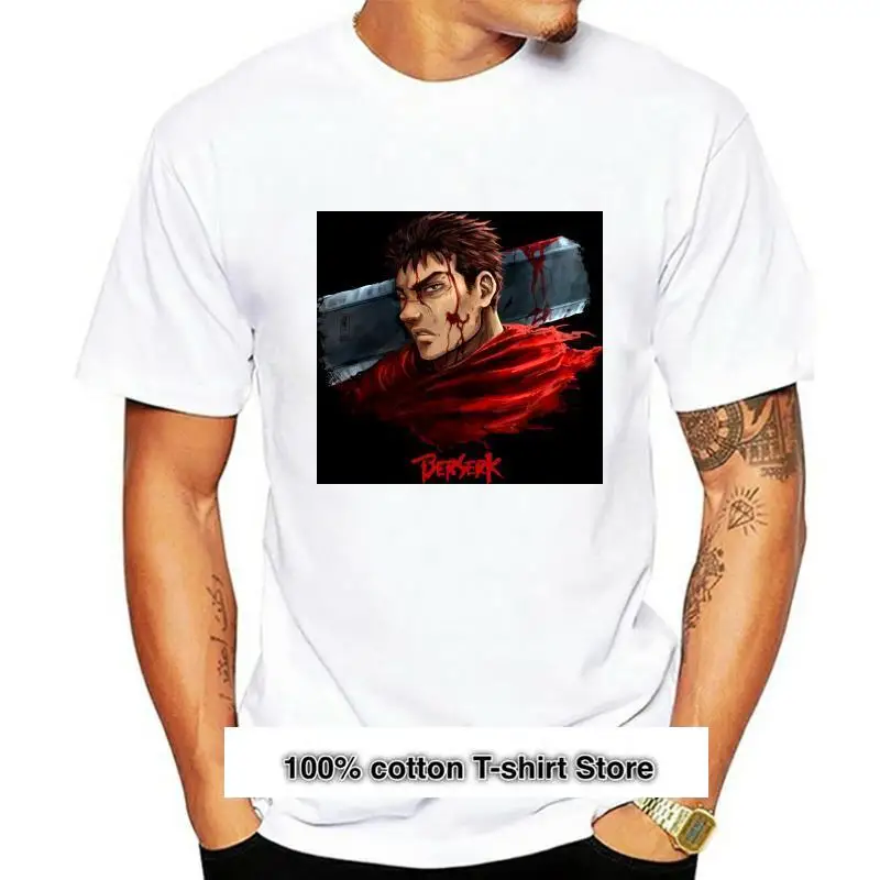 Berserk кишки-Camiseta de Anime Gattsu Griffith para hombre, camisa Vintage en blanco y Black, S 5XL, nueva moda 2020