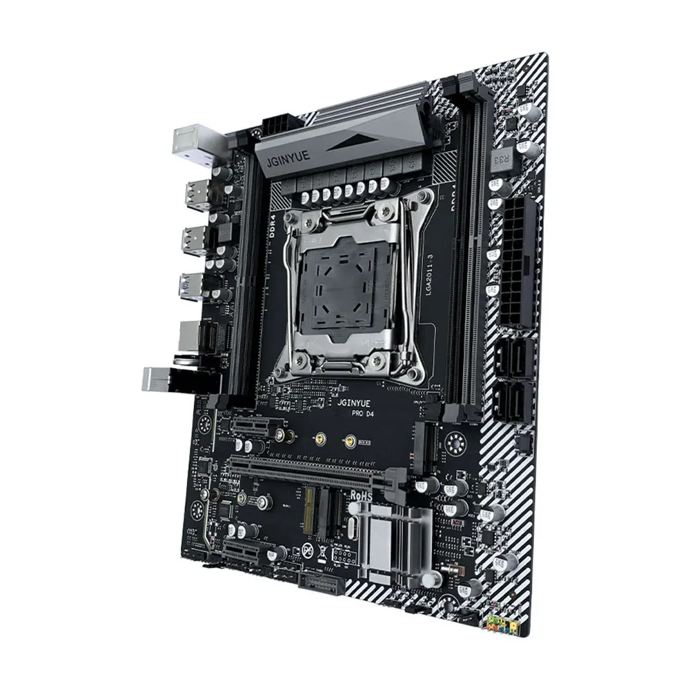 Материнская плата JGINYUE LGA 2011-3 Xeon E5 V3 процессор и Память DDR4 RAM 8-фазный источник