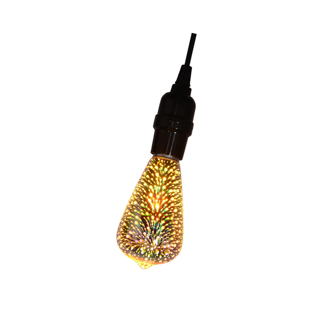 

1 Bulb Design 3D Dazzling Color Glass Bulb for