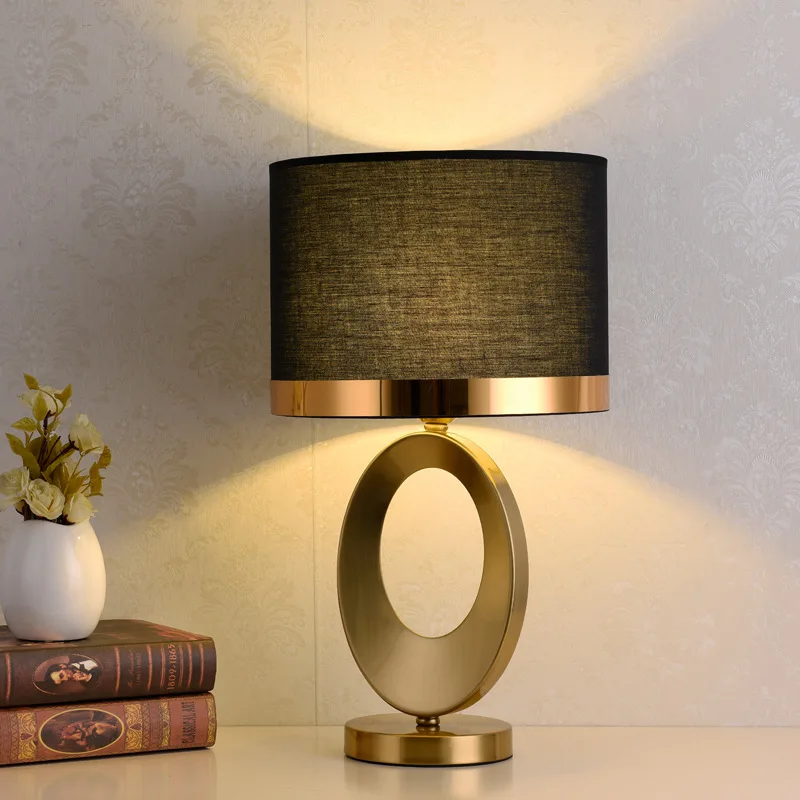

Led table lamp modern luxury bedside lamp bedroom living room study creative simple counter bedside lamp