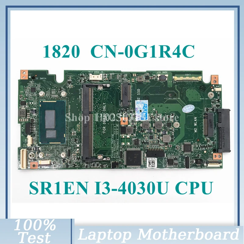 

CN-0G1R4C 0G1R4C G1R4C With SR1EN I3-4030U CPU Mainboard For DELL XPS 18 1820 Laptop Motherboard 100% Full Tested Working Well
