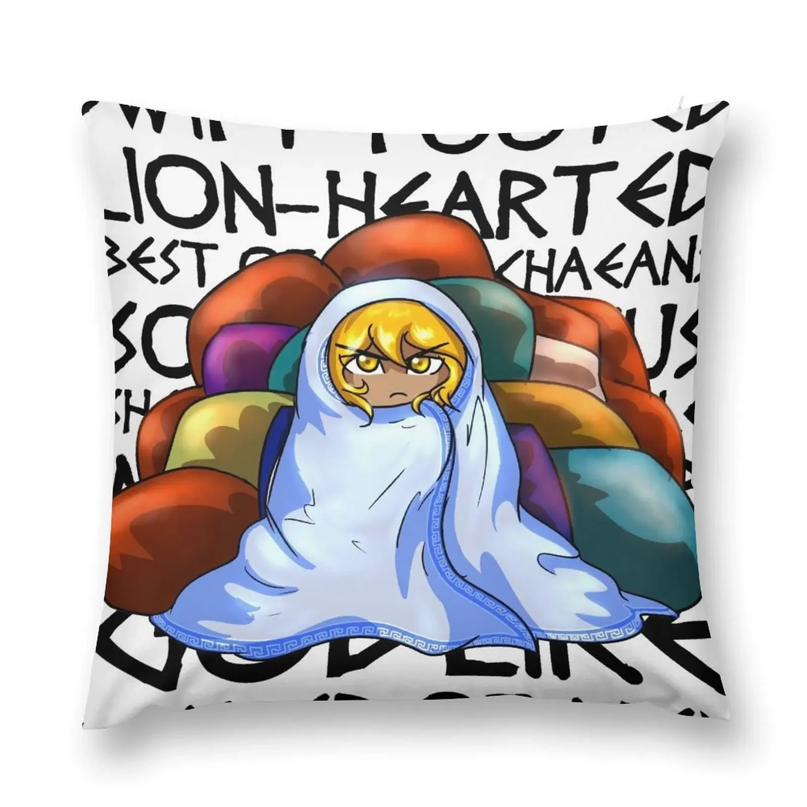 Epithets of Achilles Декоративная подушка Наволочка Рождественские спальные подушки