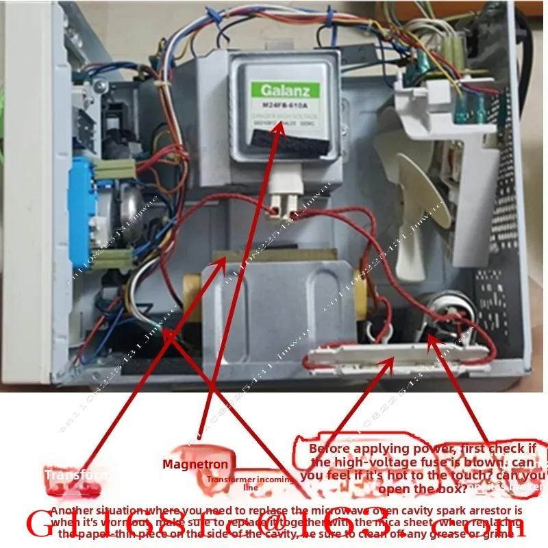 Фото Подходит для микроволновой печи Galanz, магнетрон Toshiba 2M253K (JT) GAL01, универсальный M24FB-210A №5